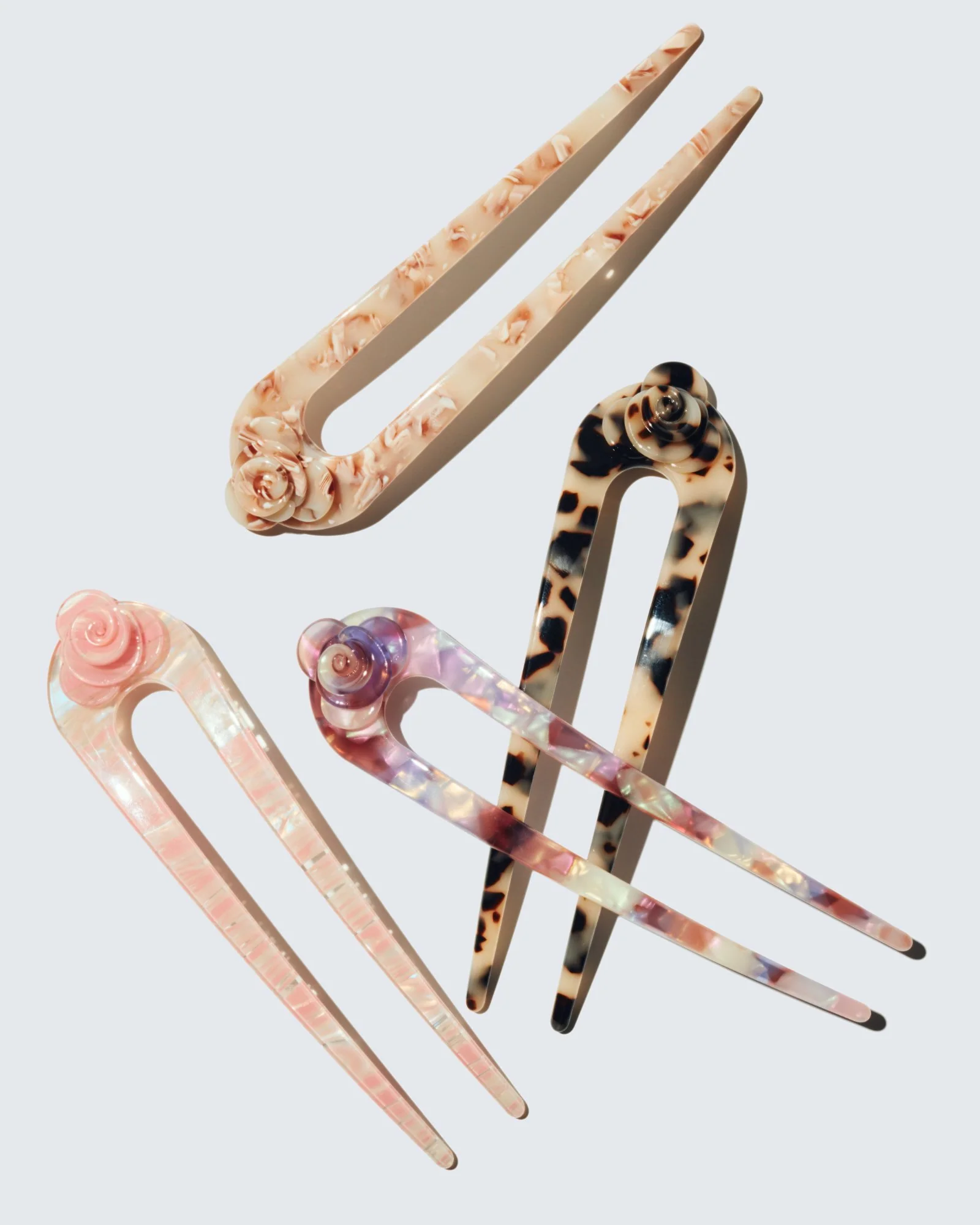 French Twist Hair Pin, Tortoise Shell - Image 4