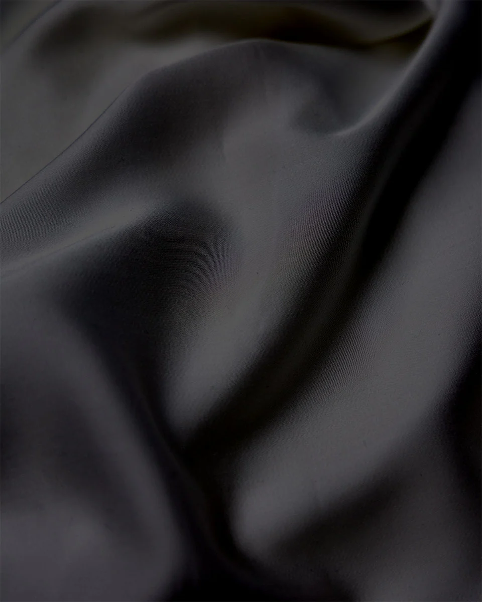 Silky Bamboo Duvet Cover, Gitzwart - Image 4