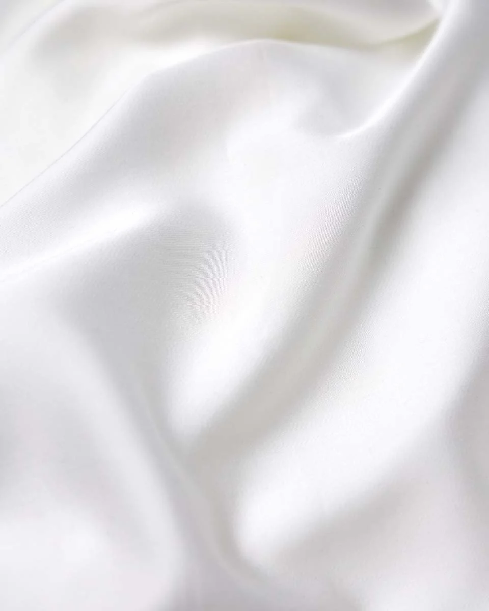 Silky Bamboo Duvet Cover, Parelwit - Image 6