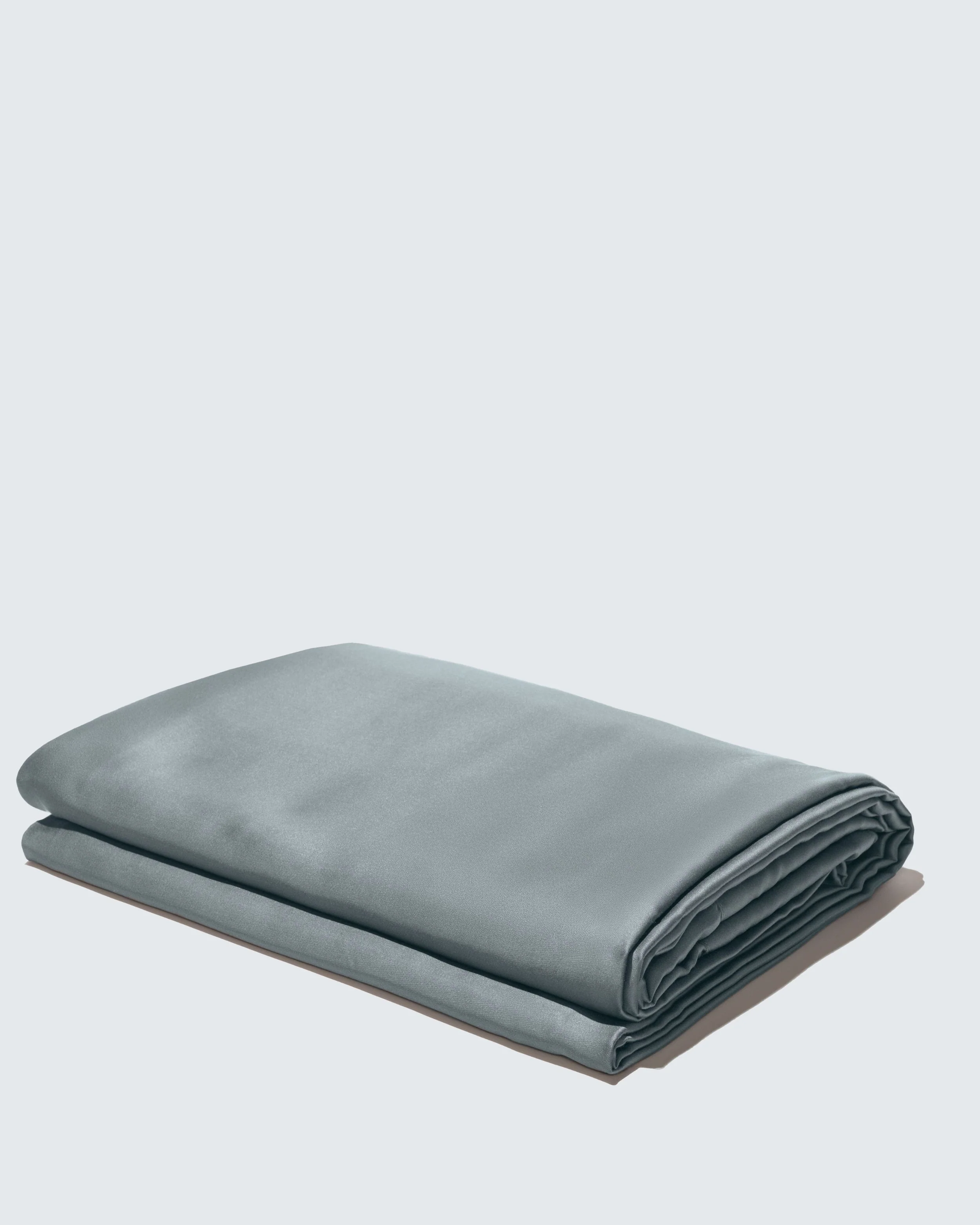 Silky Bamboo Flat Sheet, Wolken grijs